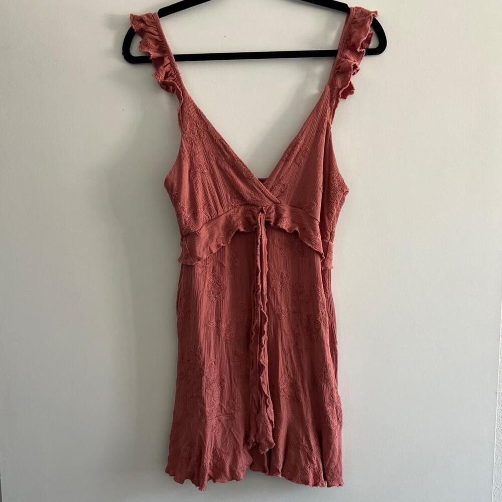 Free-people Women's Pink and Orange Dress - Picture 1 of 1